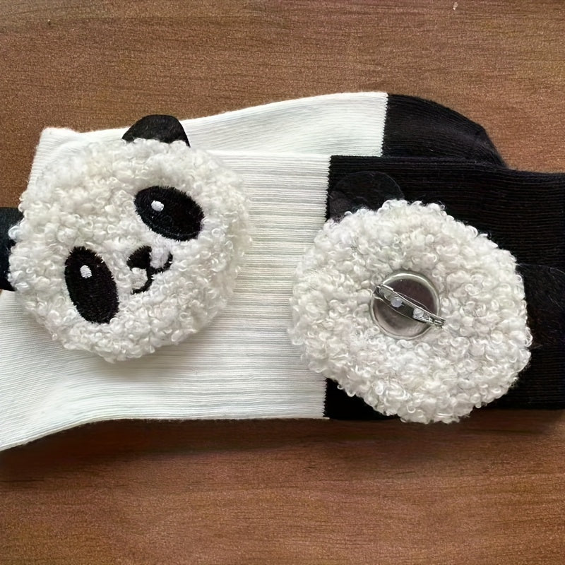 Panda Pattern Sports Socks Cartoon Panda Design