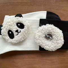 Panda Pattern Sports Socks Cartoon Panda Design