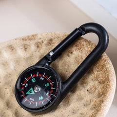 PVC Compass Keychain Bag Accessories Key Chain for Camping Hiking Tools
