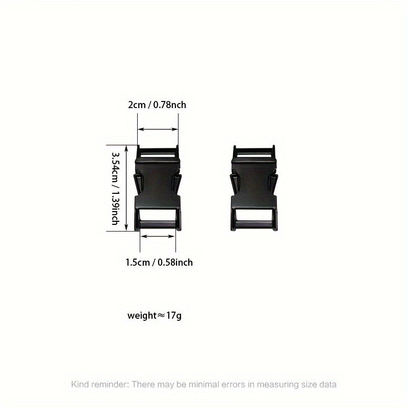 2pcs Zinc Alloy Insert Buckle Metal Snap Buckle for Backpack