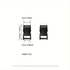 2pcs Zinc Alloy Insert Buckle Metal Snap Buckle for Backpack