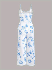 Women's Ditsy Floral Print Pajamas Set