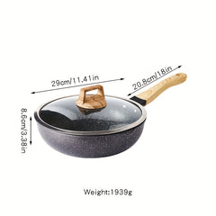Deep Frying Pan 27 Non Stick Skillet Medical Stone Saute Pan Frying Pan