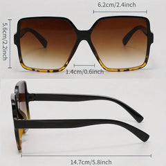 Men's Large Frame Square Sunglasses UV Resistant for Outdoor Sports
