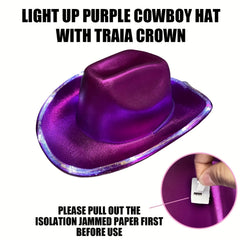 Y2K Laser Hat Bandana Set Iridescent Glitter Space Jazz Cowboy Hip Hop Bandana