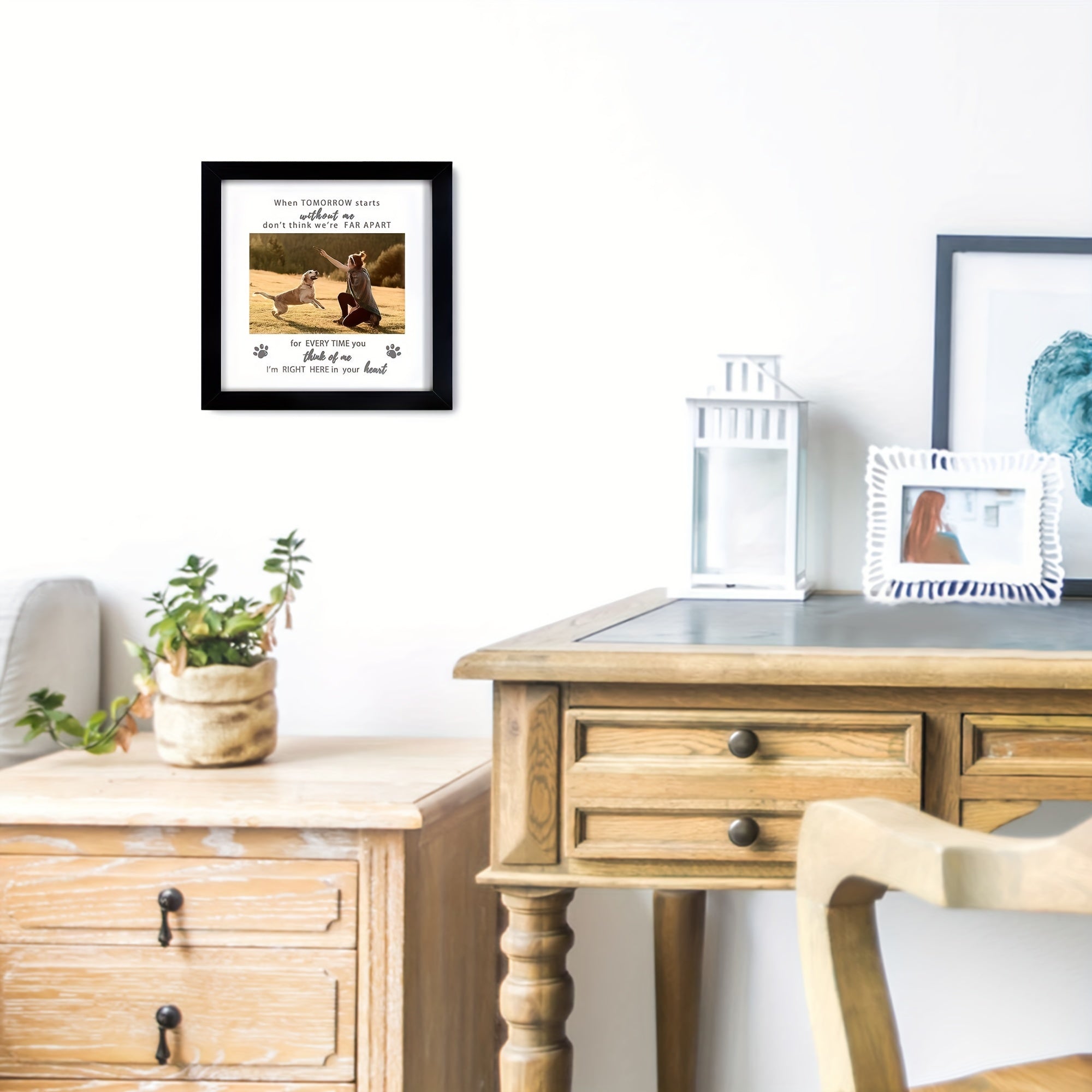 Dog Memorial Picture Frame Pet Loss Gift Sympathy Pet Tribute Keepsake