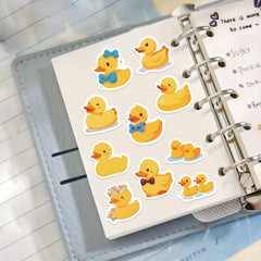 500pcs Duck Stickers Roll Vinyl Stickers Scrapbook Journaling Laptop Bumper