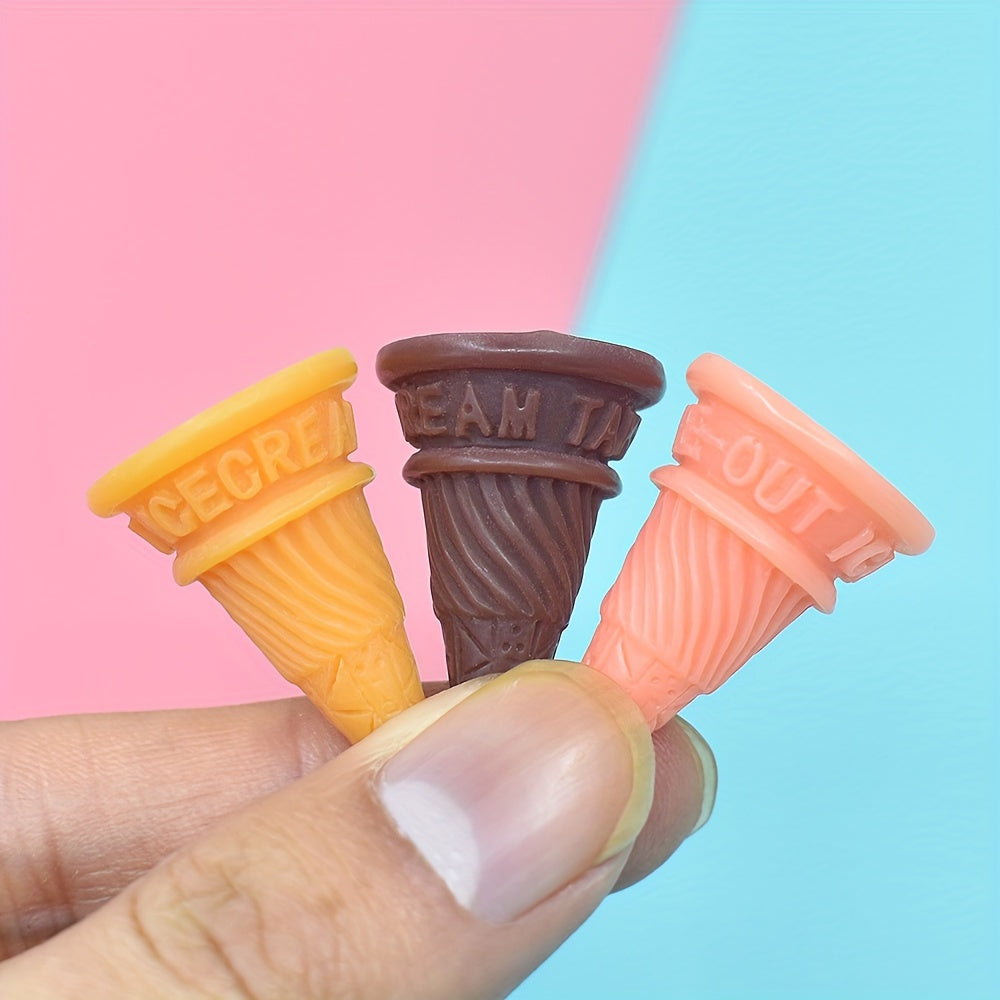 3pcs DIY Ice Cream Cone Accessoires for Crafts Making