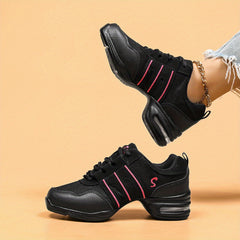 Women's Mesh Dance Sneakers with Arch Support