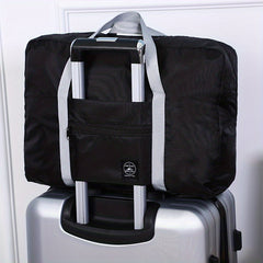 Foldable Travel Luggage Bag Lightweight Nylon Shoulder Bag Large Capacity