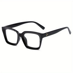 Men's Square Frame Flat Mirror Rice Nail