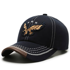 Kids Eagle Embroidered Baseball Cap Adjustable Sun Protection Hat