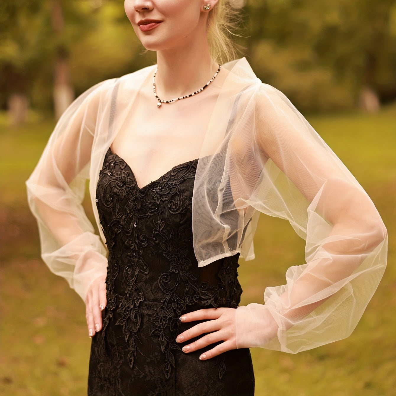 Bridal Shawl Mesh Shawl Wedding Party Yarm Shawl For Women