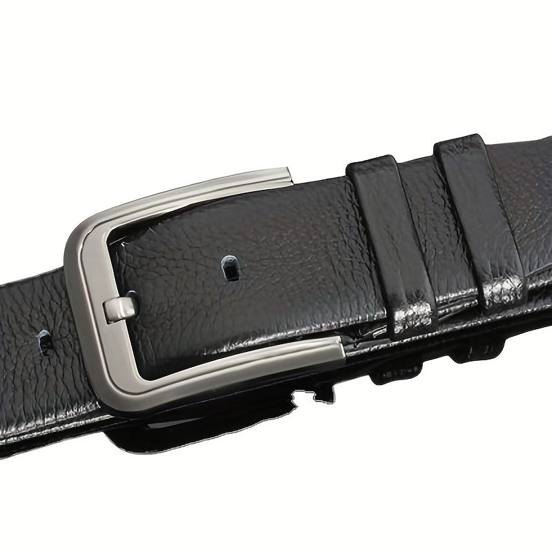 Men PU Leather Patterns Belt Husband Boyfriends Birthday