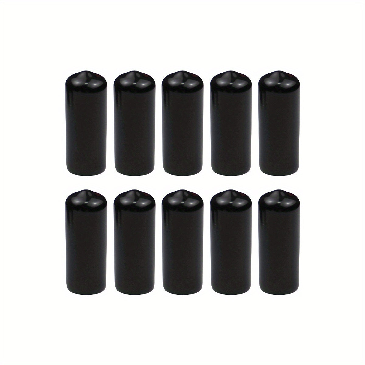 10pcs Billiard Cue Tip Cap Rubber Pool Tip Cover
