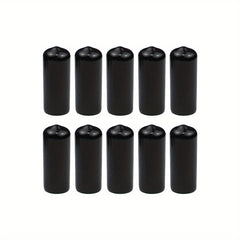 10pcs Billiard Cue Tip Cap Rubber Pool Tip Cover
