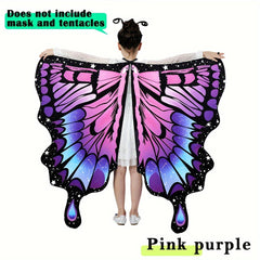 Butterfly Cloak Halloween Props Costume Women's Butterfly Cape