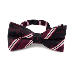 Men's Floral Bow Tie for Wedding Groomsmen