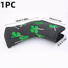 Stylish Shamrock Pattern Golf Putter Cover