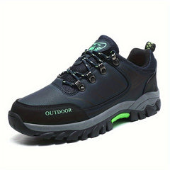 Men's Low Top Hiking Boots Non Slip Lace Up Durable Shoes