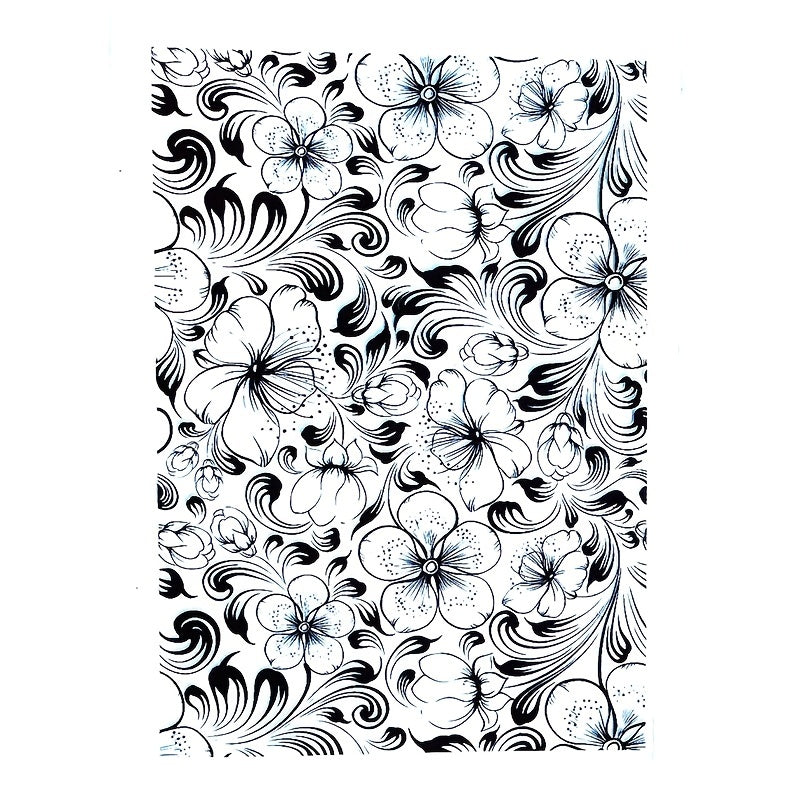 Flower Silicone Transparent Stamp for Card Making DIY Scrapbooking