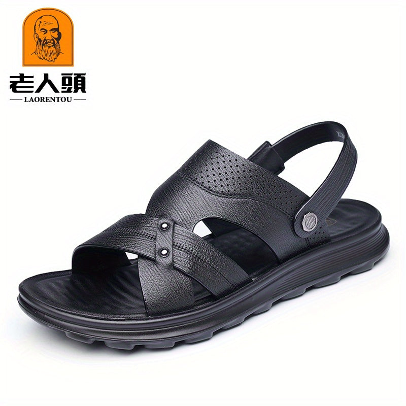 LAORENTOU Men's Wear resistant Sandals Quick Drying Comfy Slides