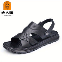 LAORENTOU Men's Wear resistant Sandals Quick Drying Comfy Slides