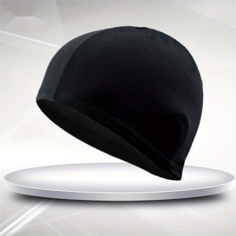 Ultra Thin Cloth Swim Cap with Ear Protection - Unisex Elastic Headband