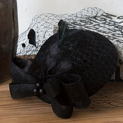Mesh Flower Fascinators Hat For Women Tea Party Headband