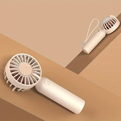 Mini Portable Double Blades Small Fan USB Rechargeable Fan