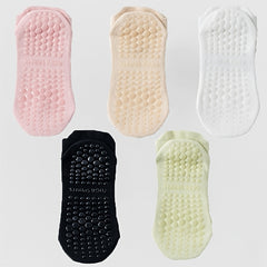 Men's Non Slip Mesh Bottom Rubber Dot Cotton Blend Soft Socks