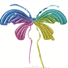 Kids Birthday Party Decoration Angel Butterfly Balloon Photo Props