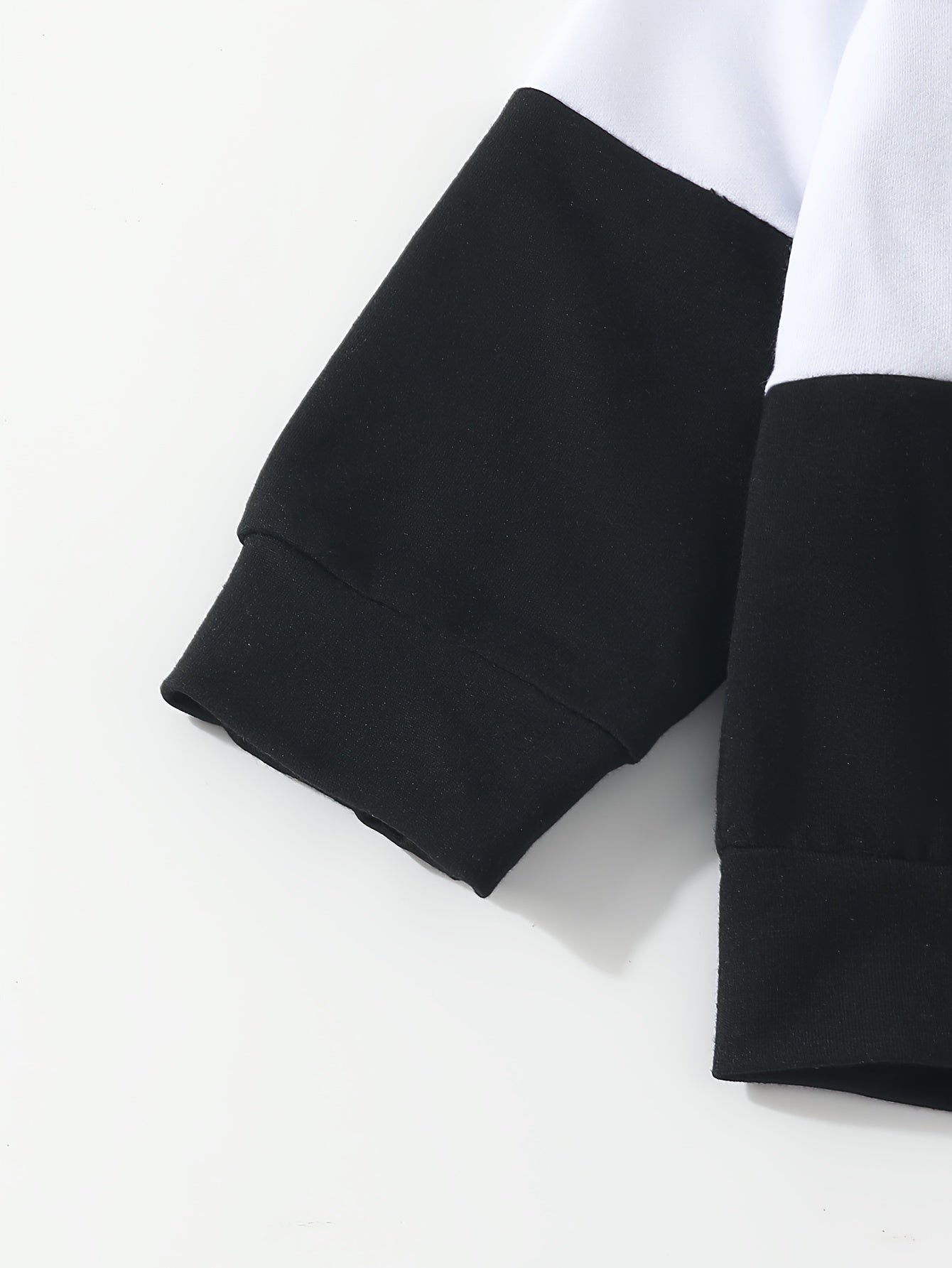 Boy's Colorblock Hoodie & Sweatpants Set, Sporty Style Outfit