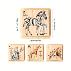 Baby Puzzle Animal Puzzle Toys Infant Early Childhood Toys