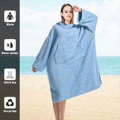Soft Mutao Surf Poncho Changing Robe Unisex Bathrobe