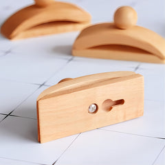 4pcs Quilt Clip Beech Wood Quilt Hanging Wall Clip