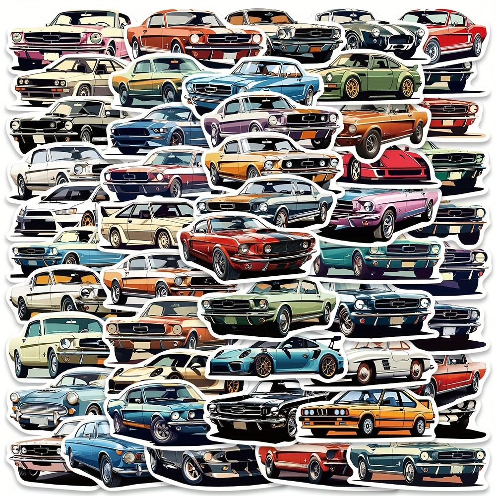 50pcs Car JDM Stickers For Luggage Guitar Skateboard Motorcycle DIY