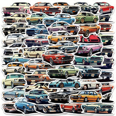 50pcs Car JDM Stickers For Luggage Guitar Skateboard Motorcycle DIY