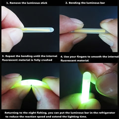 30pcs Luminous Fishing Sticks for Night Fishing - Glow Sticks for Floats
