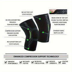 Knee Sleeve For Support And Sports, Comfortable Knee Pads For Running Workouts