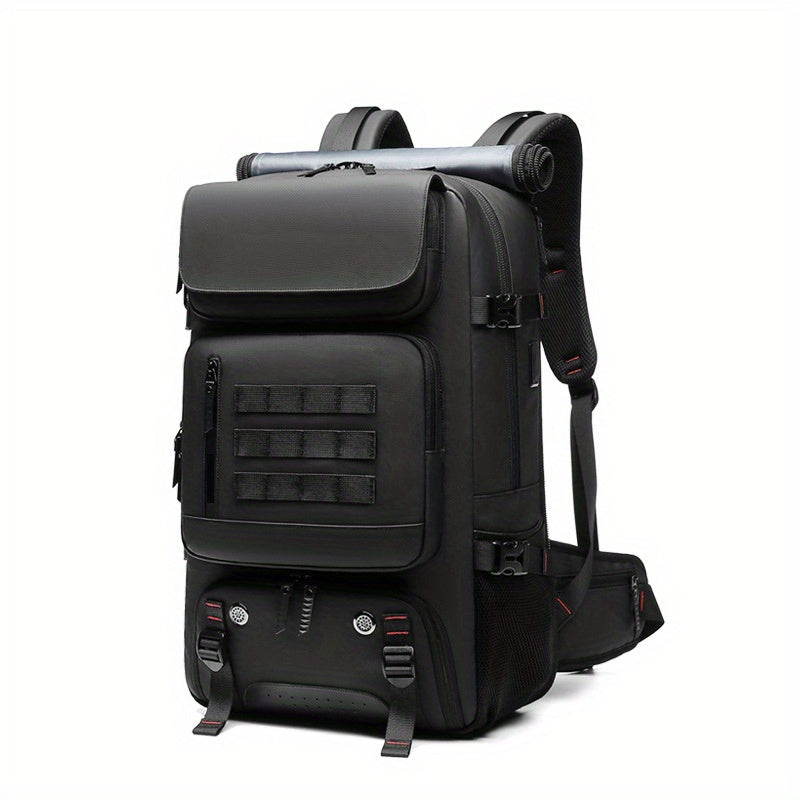 Men Travel Backpack Crossbody Bag 3 In 1 Large Capacity USB Charging Port