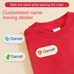 Ironing Labels Personalized School Daycare Sport Club Washable Customized Name