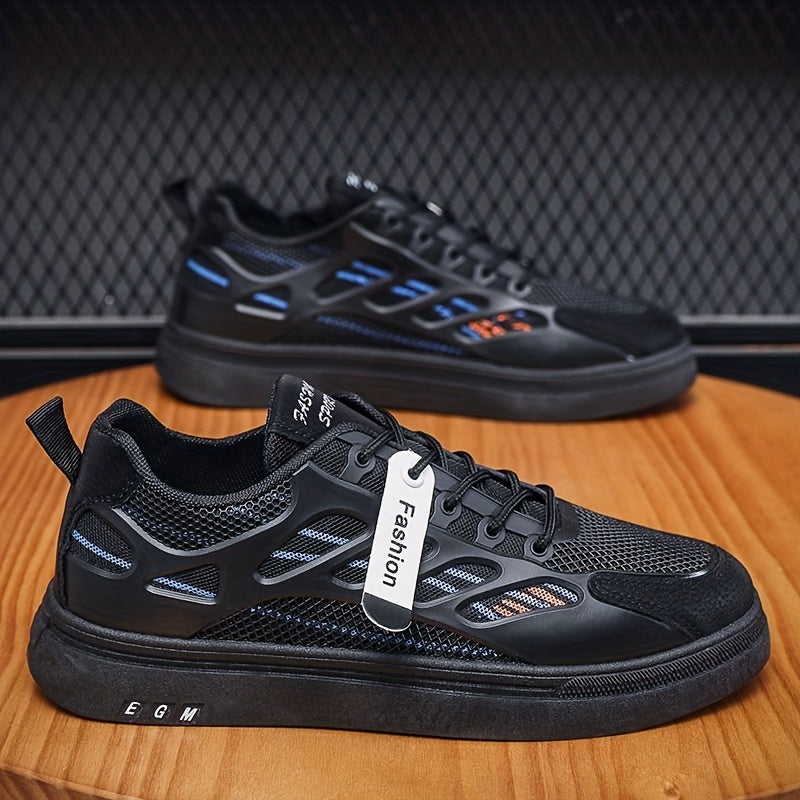 Men's Skate Shoes Lace up Sneakers Breathable