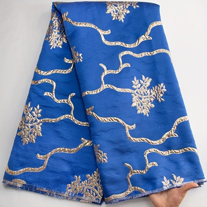 African Gilding Lace Fabric Embroidery Print Brocade Lace
