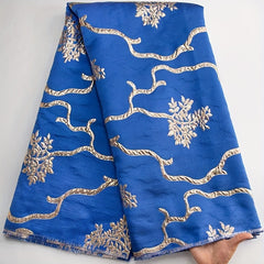 African Gilding Lace Fabric Embroidery Print Brocade Lace