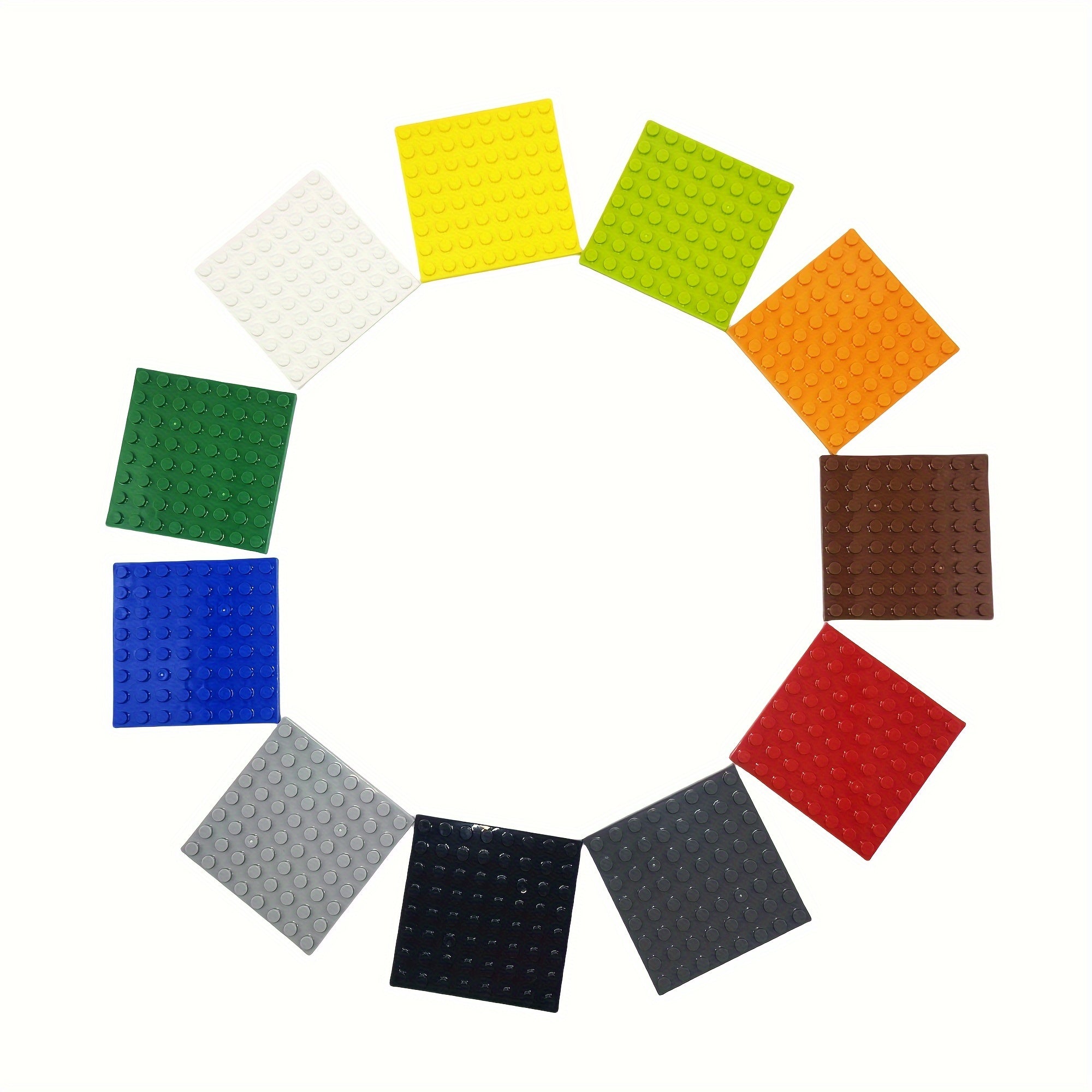 10pcs Double Sided Baseplate Building Blocks Educational Toys Gift