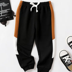 Boys Active Drawstring Sweatpants Quick Drying Jogger Pants