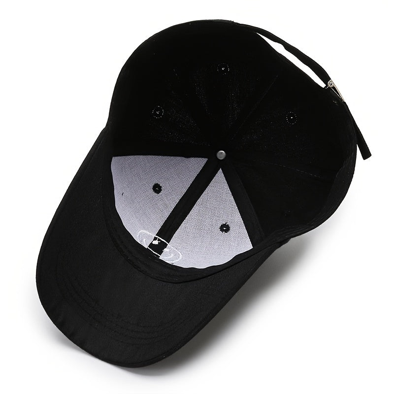 Embroidered Baseball Peaked Cap For Men And Women