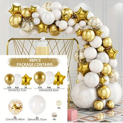 Golden Balloon Set Latex Balloon Set Balloon Party Decorations