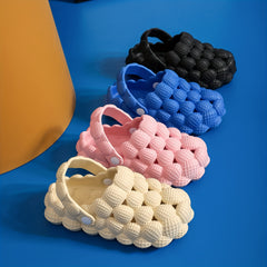 Girl's Ultra Soft Massage Bubble Slides Relaxable Non Slip Spa Slippers